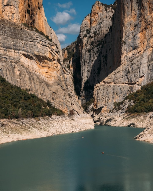 Schlucht Congost de Mont Rebei in Katalonien, Spanien im Sommer