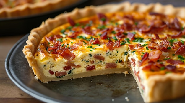 Schmackhafte Bacon-Quiche