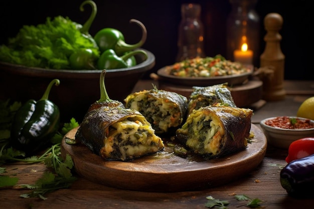 Schmackhafte Chiles Rellenos