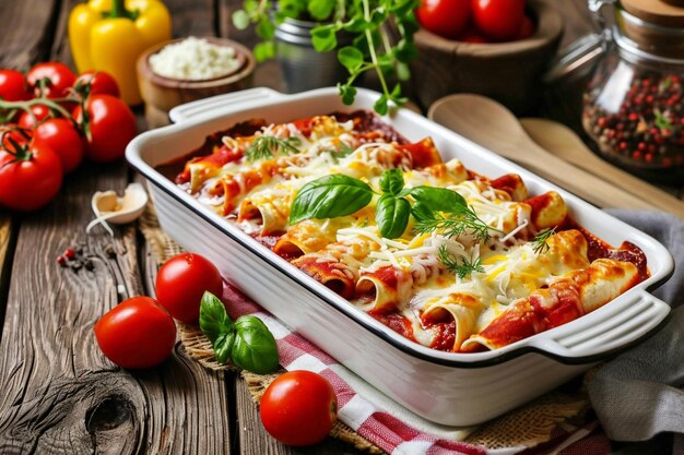 Foto schmackhafte enchilada-rezepte