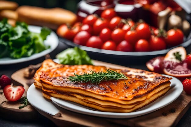 Foto schmecken sie die magische leckere lebensmittelerfahrung ki-generiertes beste lebensmittelfoto