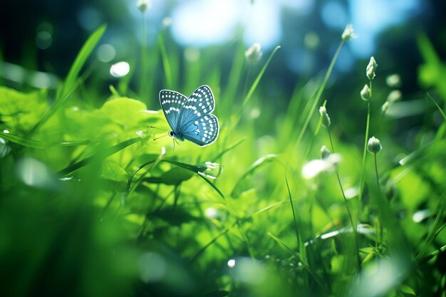 Schmetterling auf dem Feld