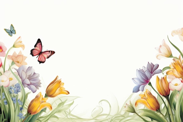 Schmetterlinge im Garten mit Schmetterlingen