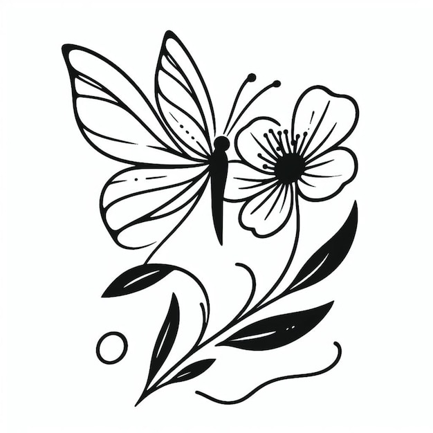 Schmetterlings-Tattoo-Design