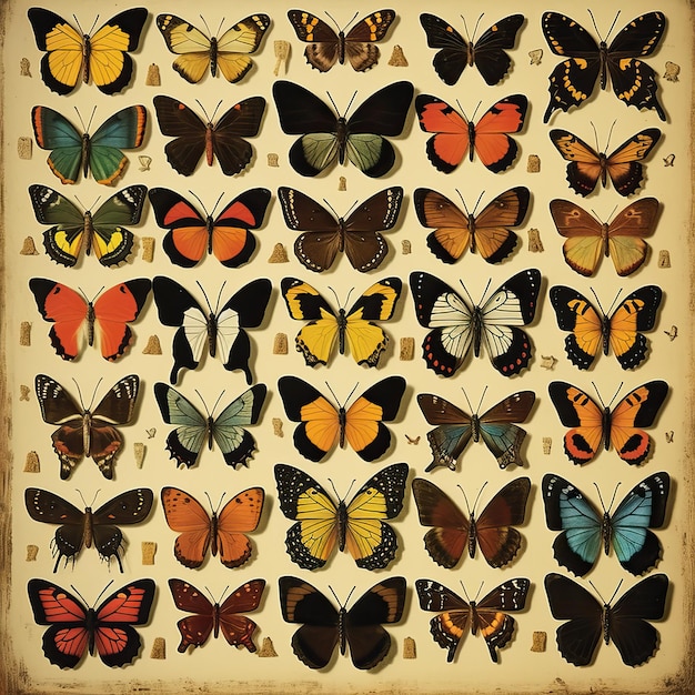 Schmetterlingssammlung Enzyklopädie der Schmetterlinge