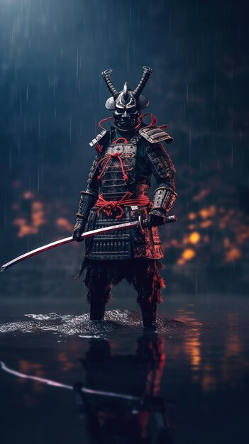 Foto schnappschuss von samurai