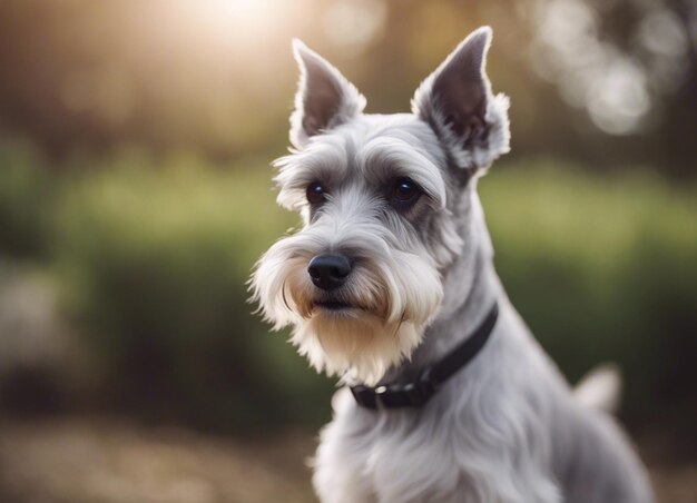 Un schnauzer en miniatura