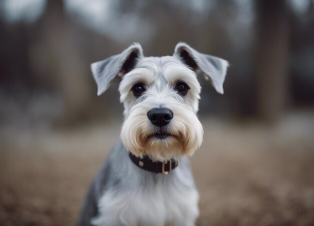 Un schnauzer en miniatura