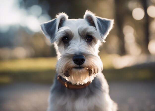 Un schnauzer en miniatura