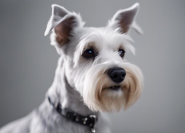 Foto un schnauzer en miniatura