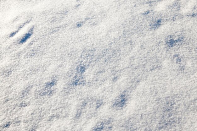 Schnee auf dem Boden