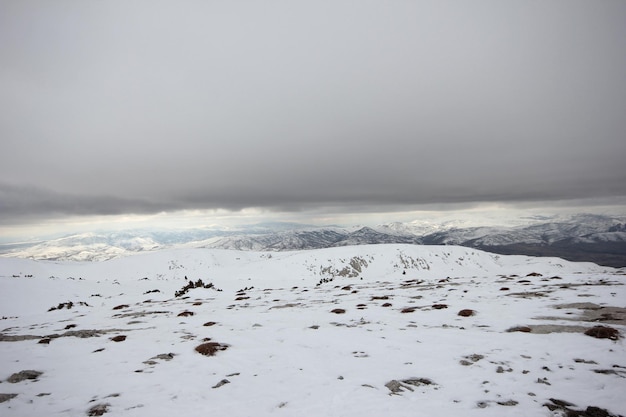 Schnee bedeckte Berge