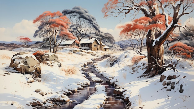 Schnee bei Shiba Daimon von Hasui Kawase