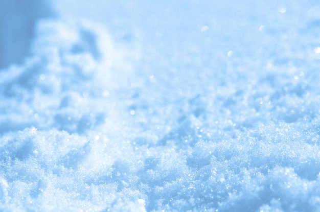 Schnee glänzte mit der Sonne Schnee Hintergrund hautnah Winter hell fallender Schnee Weihnachtsfest Karte Hintergrund Neuschneedecke Großansicht