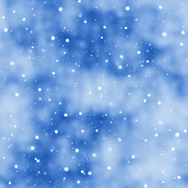 Schnee Hintergrund Schneefall nahtlose Muster Digitale Illustration