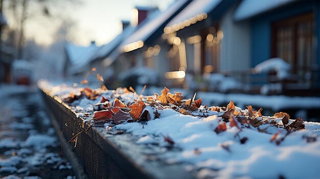 Schnee im Winter