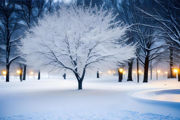 Schnee in der Nacht