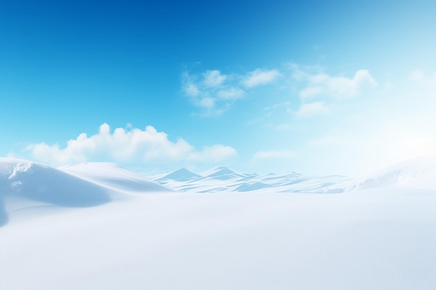 Schnee-Textur-Hintergrund und leerer Raum