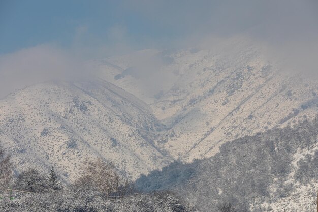 schneebedeckter Berg