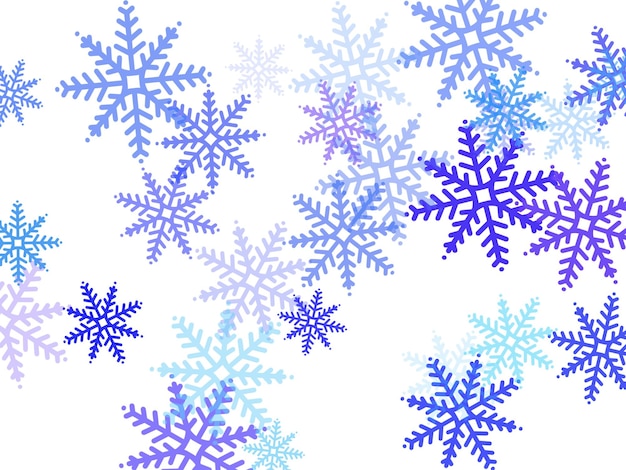 Schneeflocke-Weihnachtsikonen-Illustrations-Hintergrund