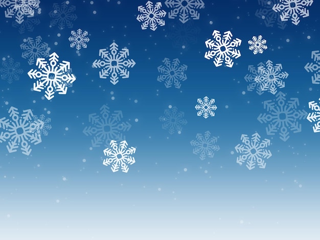 Schneeflocke-Weihnachtsikonen-Illustrations-Hintergrund