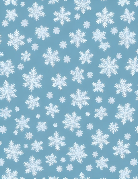 Foto schneeflocken-textur auf blau