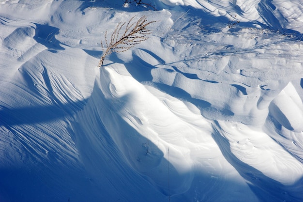 Schneeoberfläche