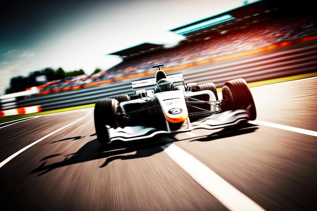 Schnelles Auto nimmt an generativer KI der Formel-1-Rennmeisterschaft teil
