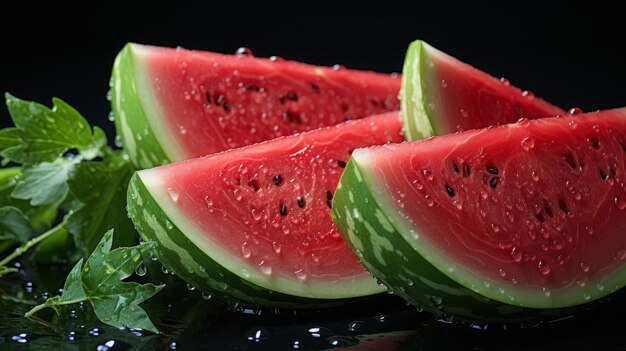 Schnittfrische Wassermelonenfrüchte