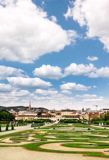 Schönbrunner Park, Blick über Wien