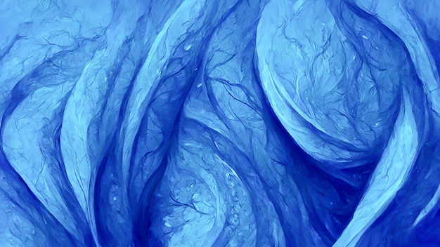 Schöne 3D-Illustration abstrakte Kunst Grunge dekorative marineblaue dunkle Stuckfarbe Tapete. Kunst grober stilisierter Texturhintergrund mit Platz für Text.