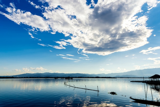 Schöne Ansicht von Kwan Phayao, Thailand