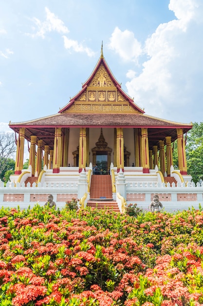 Schöne Architektur bei Haw Phra Kaew Temple