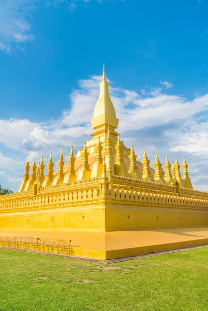 Schöne Architektur bei Pha That Luang, Vientiane, Laos.