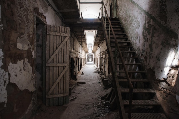 Schöne Aufnahme im Eastern State Penitentiary Philadelphia USA