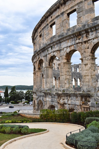 Schöne Aufnahme von Pula Arena, Pula, Kroatien