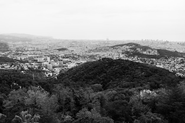 Schöne Aussicht auf Barcelona City