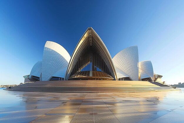 Schöne Aussicht auf das Opernhaus Australien