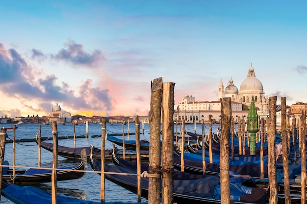 Schöne Aussicht auf den Canal Grande, Venedig, Italien