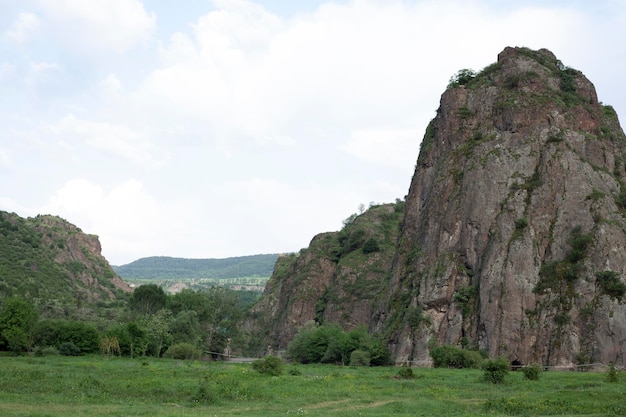 Schöne Aussicht auf den Tsover-See Dsegh, Armenien, Provinz Lori