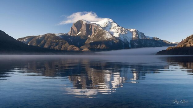 Schöne Aussicht auf den Wiegenberg vom Taubensee Tasmanien aus