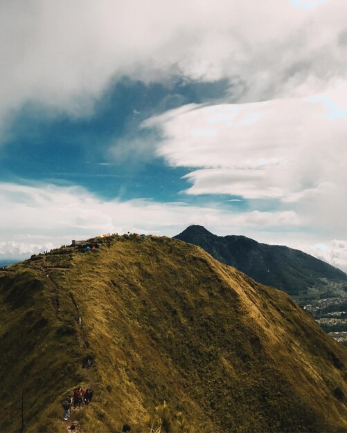 Schöne Aussicht auf der Spitze des Andong-Berges Magelang Indonesien