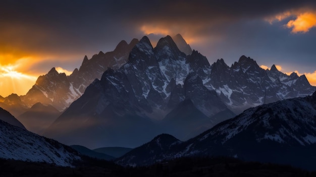 Schöne Aussicht auf die Berge Berglandschaft Die Schönheit der Natur