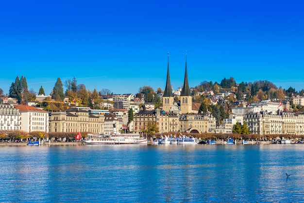 Schöne Aussicht auf Luzern, Schweiz