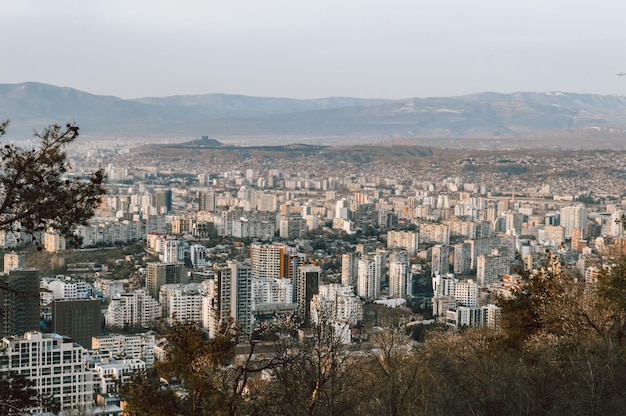 Schöne Aussicht auf Tiflis