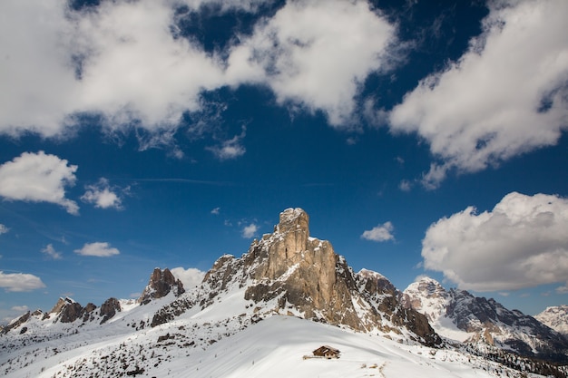 Schöne Berglandschaft in italienischen Alpen.