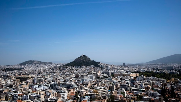 Schöne Bilder aus Athen, Griechenland. Historische europäische Stadt