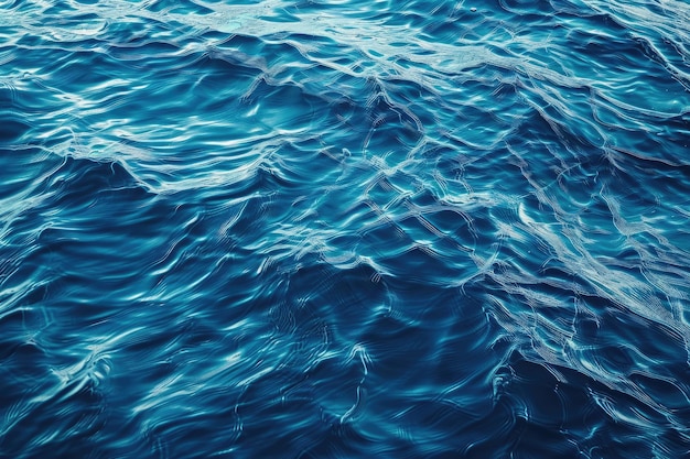 Schöne blaue Wasser-Textur Nahaufnahme