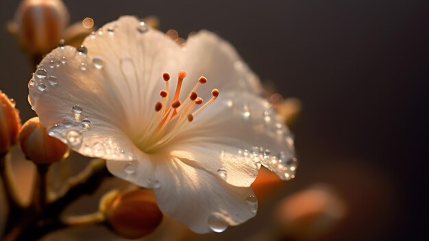 schöne Blume im Garten Generative KI KI generiert