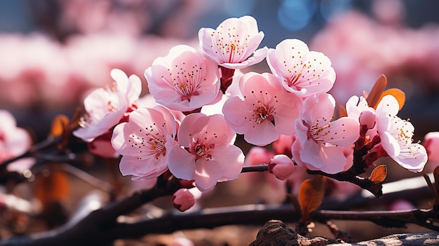 Schöne Blumen im Gartengenerative KI